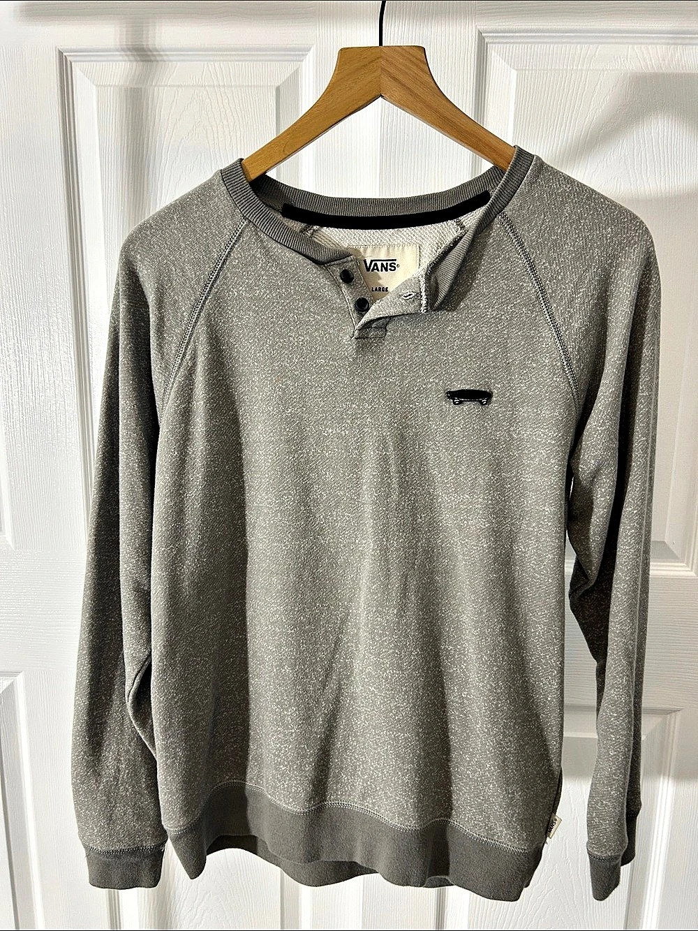 Vans Kids Gray Sweatshirt Size Large Like New